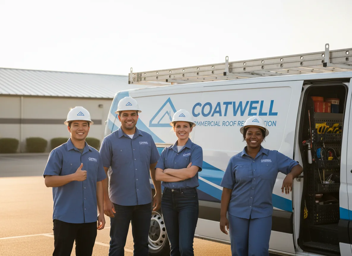 Commercial roof coating company in Hosmer, SD